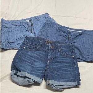 BCG Women's Blue Denim Shorts